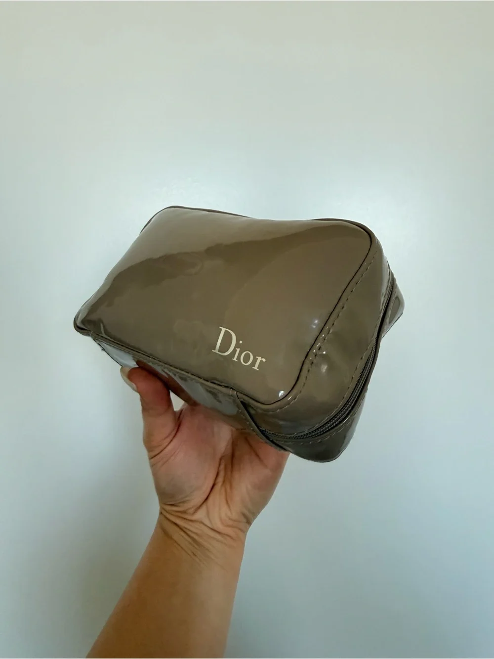 DIOR Patent Leather Travel Pouch Set